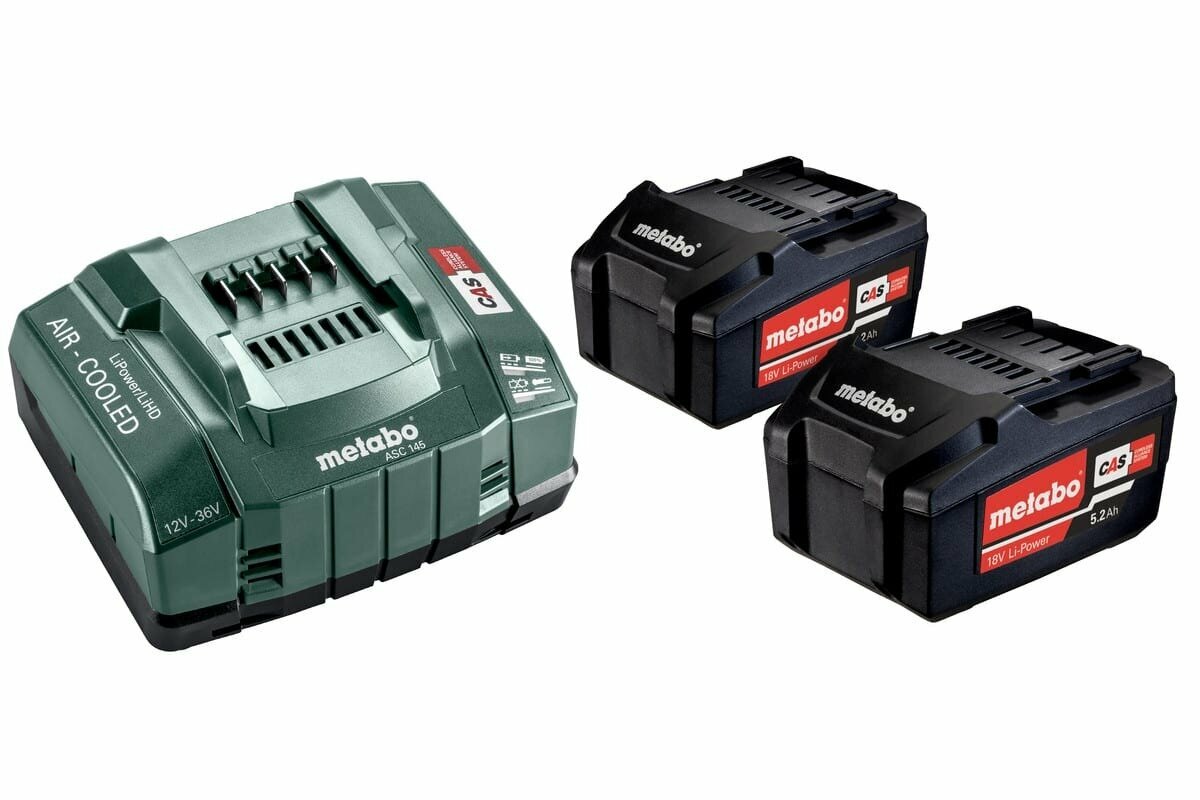 Комплект Metabo 685051000, 18 В, 5.2 А·ч