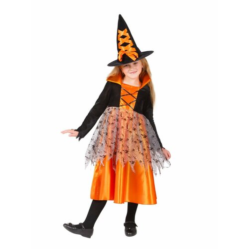 Карнавальный костюм детский Ведьмочка карнавальный костюм ведьмочка 128