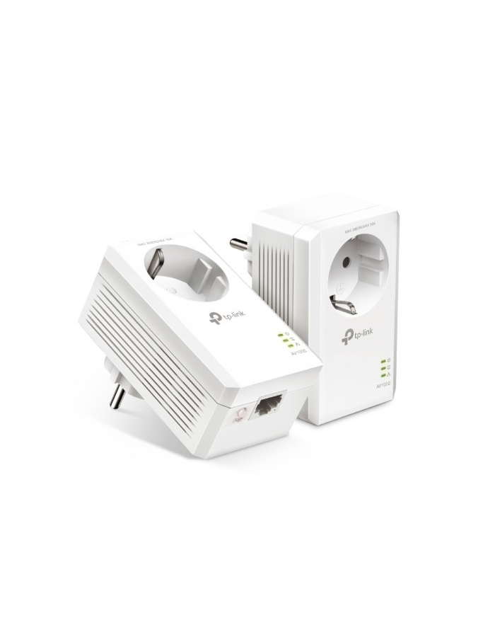 TP-Link TL-PA7017P KIT AV1000 Комплект гигабитных адаптеров Powerline со встроенной розеткой