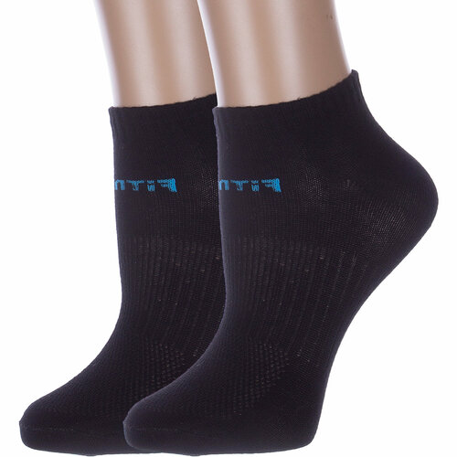 Носки Альтаир, 2 пары, размер 25, черный носки альтаир размер 25 черный
