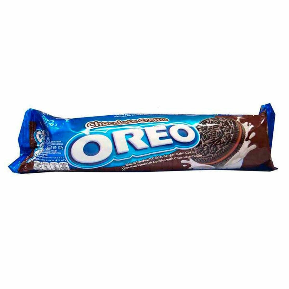 Печенье OREO Chocolate Creme с шоколадным кремом (Индонезия), 119,6 г - фотография № 3