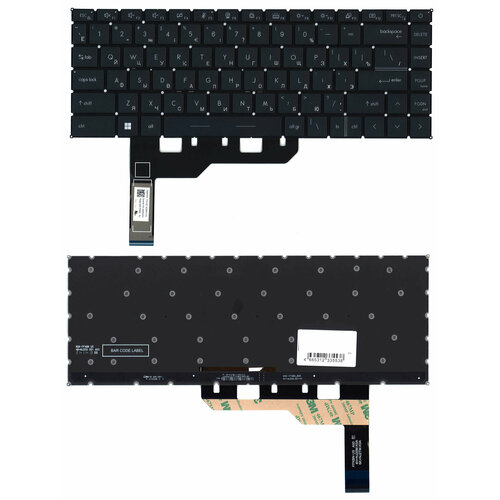 Клавиатура для ноутбука MSI Prestige 14 Evo черная клавиатура для msi prestige 14 evo с подсветкой p n ae09u018 nsk ff0abn