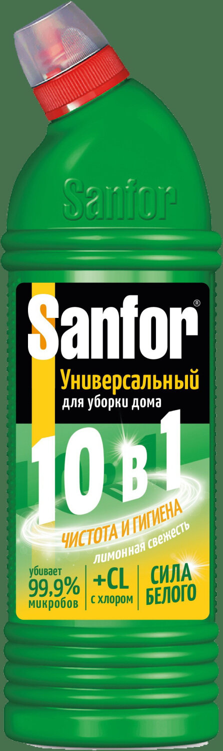 Средство Sanfor для ванн 750 г лимонная свежесть