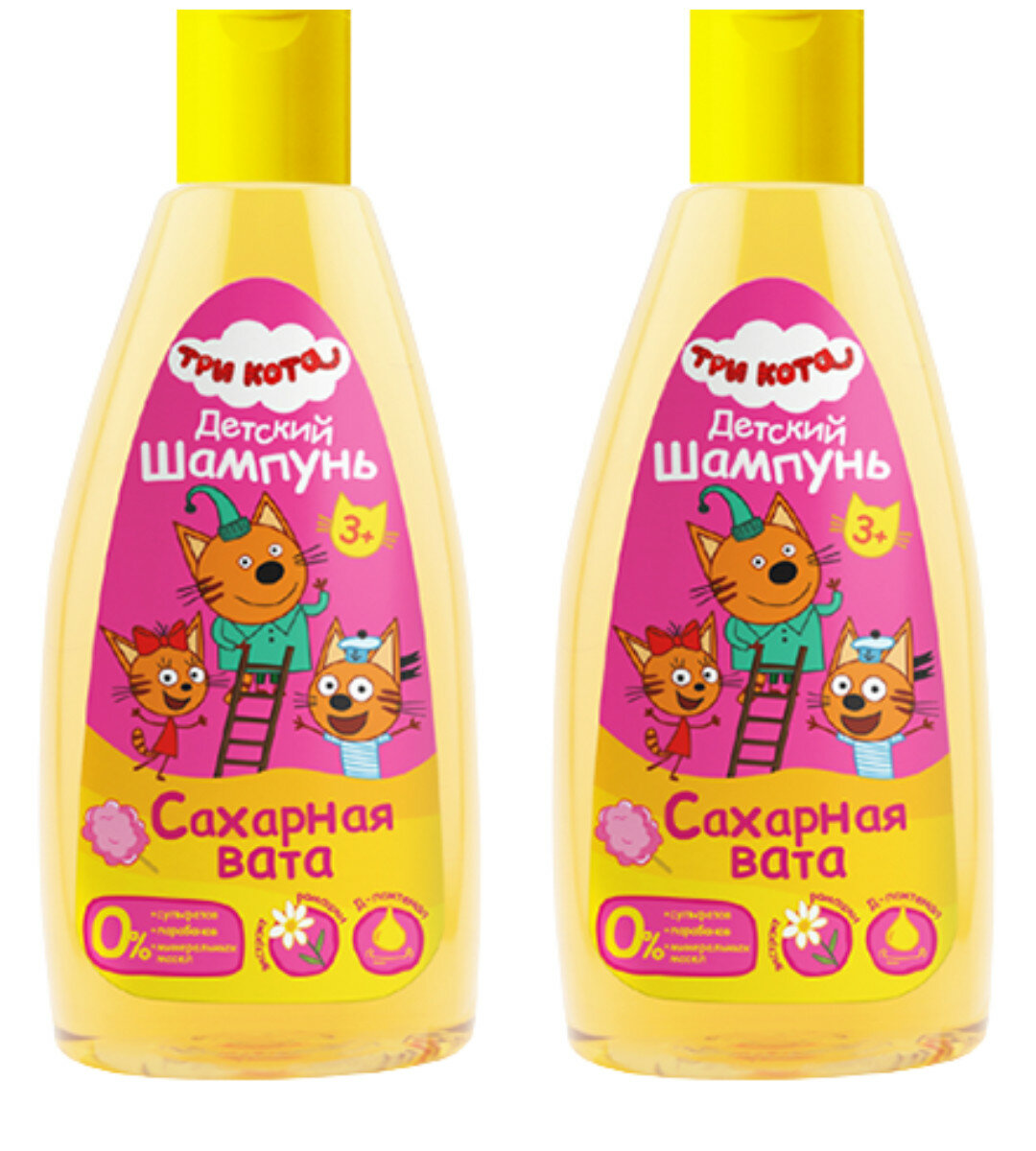 Шампунь детский Три кота Сахарная вата 250мл - фото №1