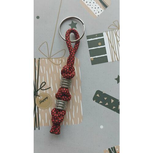 Брелок, красный тактический брелок кольцо карабин для кемпинга паракорд шнур веревка уличный экстренный паракорд канатный карабин брелок кольцо