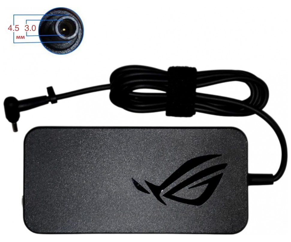Зарядное устройство для ноутбука Asus VivoBook X571GT-BQ345T, 20V - 7.5A, 150 Вт (Штекер: 4.5x3.0мм с иглой) Slim