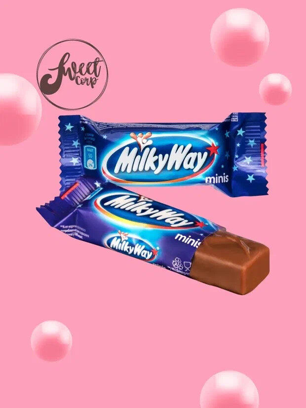 Шоколадный батончик Milky Way Minis 1кг - фото №14