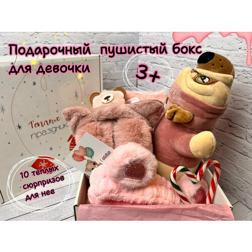 Подарочный набор для девочки с мопсом