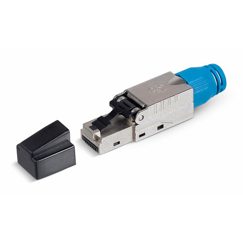 Cabeus 8P8C-SH-C8-TWP Коннектор RJ-458P8C под витую пару категория 8 50 50 микродюймов экранированный для проводников с толщиной по изоляци 1684₽