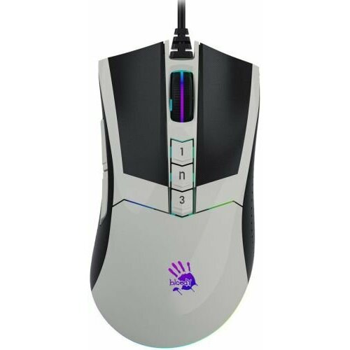 Мышь A4Tech Bloody W90 Max W90 MAX PANDA белыйчерный оптическая 10000dpi USB 10but 1529926 289400₽