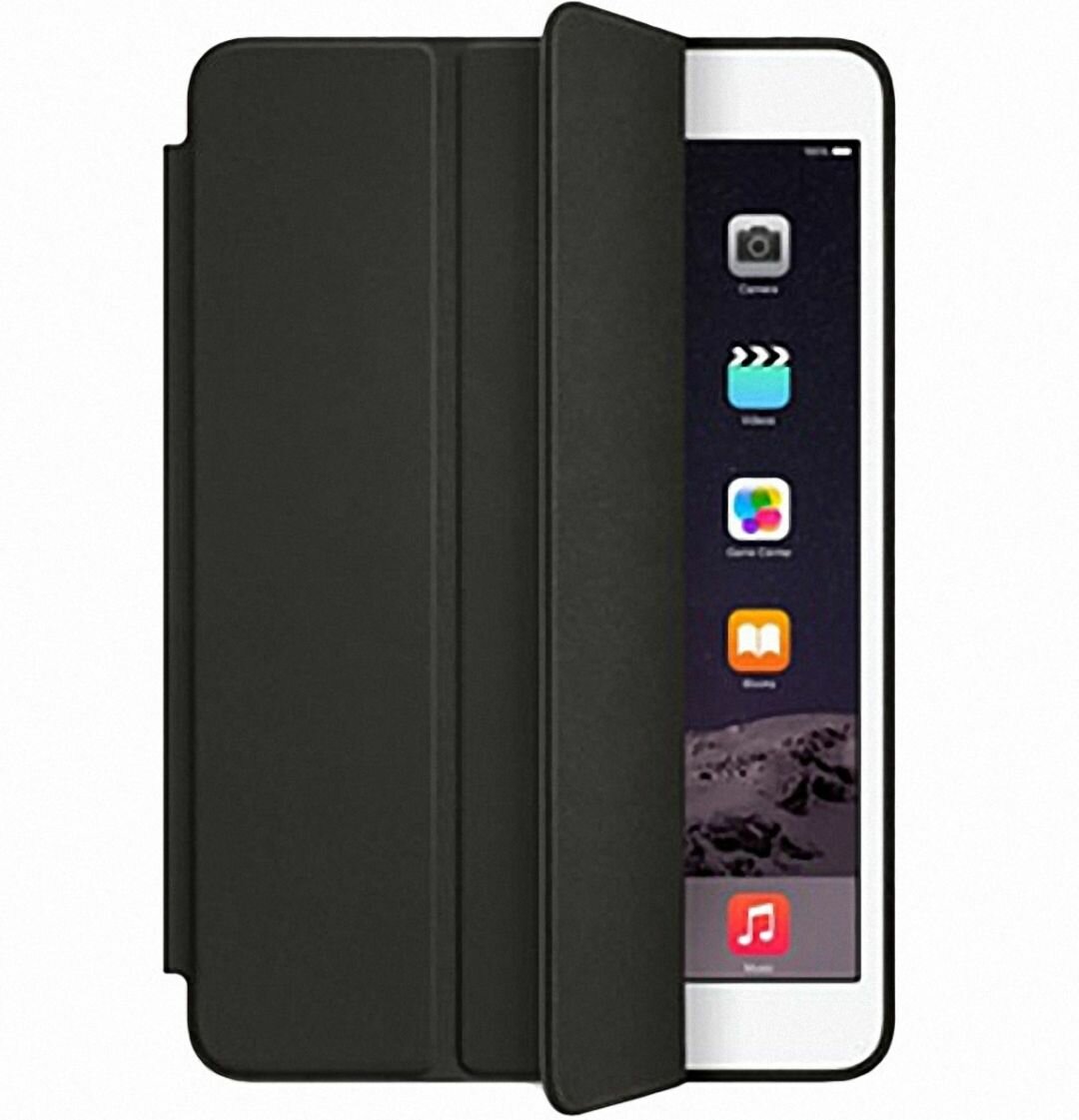 фото Apple iPad mini 1,2,3 smart Case чехол книжка для планшета эпл айпад мини 1, 2, 3 чёрный смарт кейс