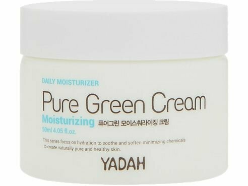 Увлажняющий крем для лица Yadah PUREGREEN MOISTURIZING CREAM