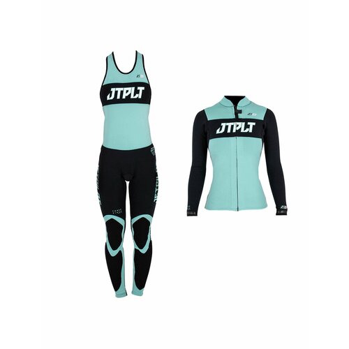 Гидрокостюм жен. длинный без рукавов+гидрокуртка на молнии Jetpilot RX Jane&Jacket wms black/teal