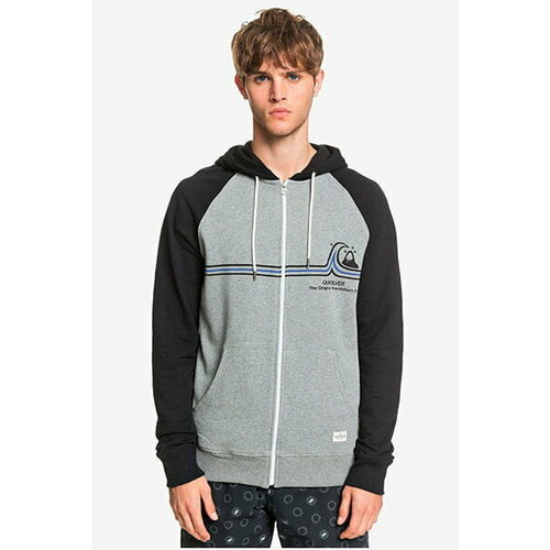 фото Толстовка quiksilver, размер m, серый