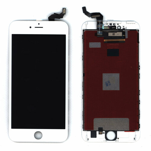Дисплей Amperin для Apple iPhone 6S Plus в сборе с тачскрином белый дисплей для apple iphone 6s в сборе с тачскрином base белый