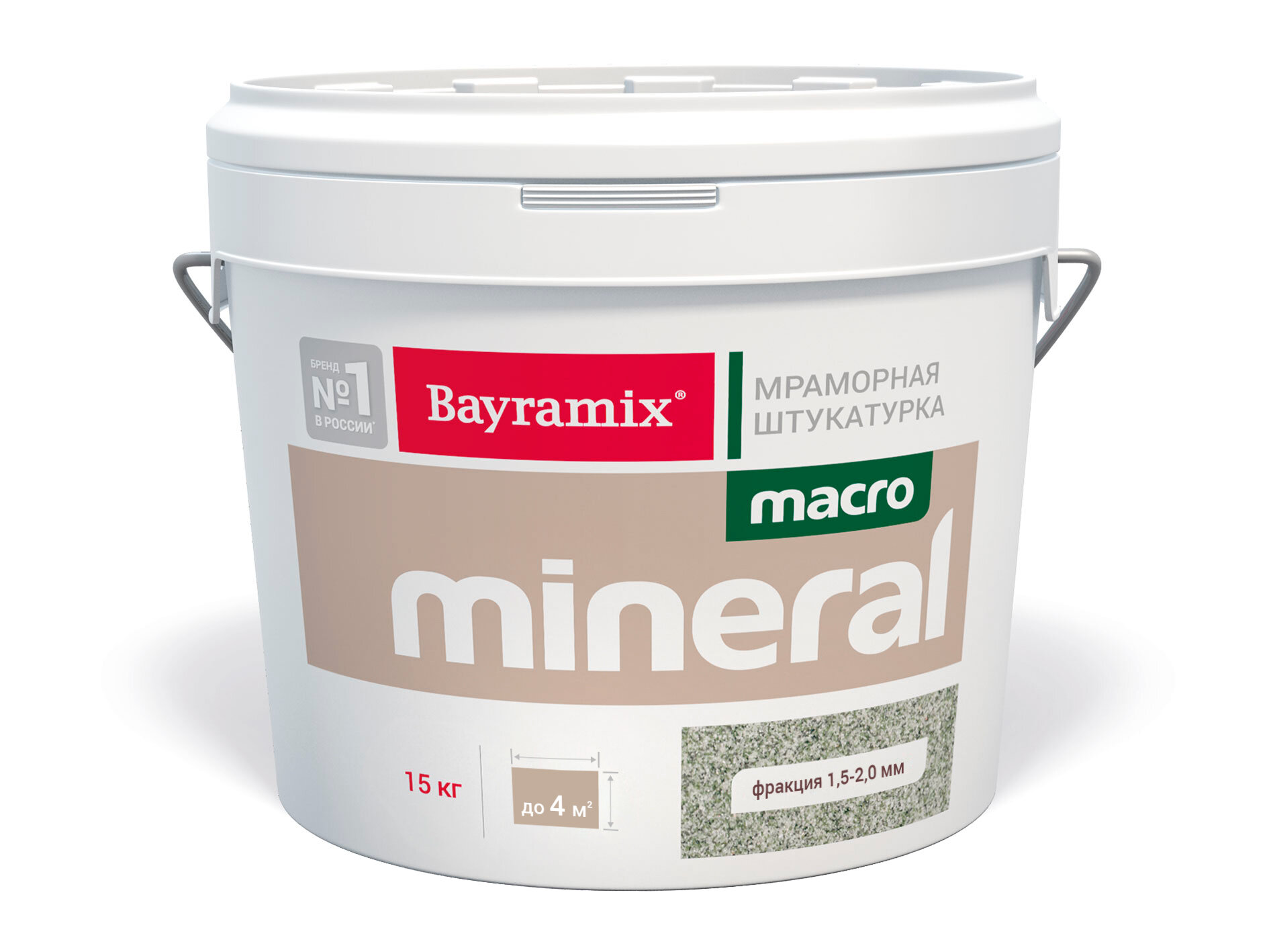 Декоративная мраморная штукатурка Bayramix Macro Mineral (из натурального камня) 1031, 15 кг