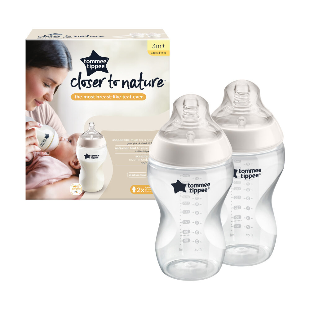 Бутылочка для кормления Tommee Tippee, 340 мл, 2 шт. (30026) - фото №10