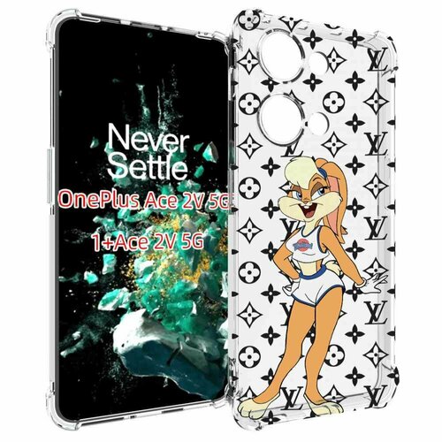 Чехол MyPads красивый-принт-на-чехол женский для OnePlus Ace 2V задняя-панель-накладка-бампер