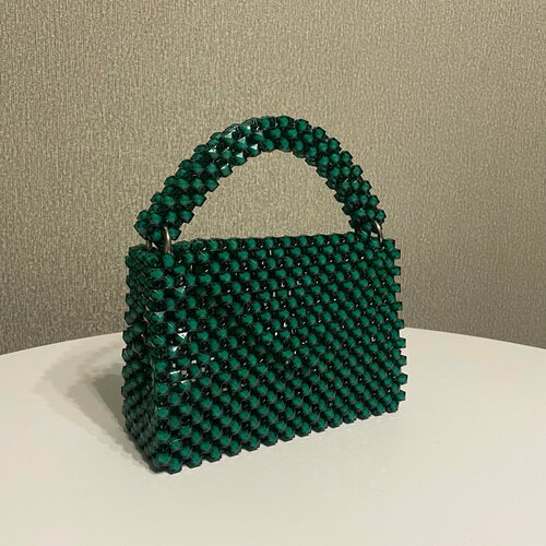 фото Сумка клатч , фактура гладкая, зеленый womens bag by lipskaya