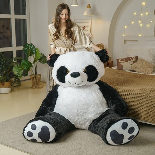 Плюшевая панда Maxi-Mishki — Ричард (220 см, чёрно-белый)