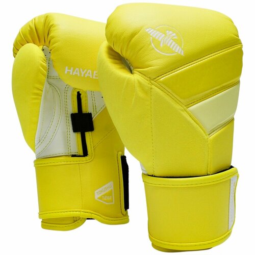 Боксерские перчатки Hayabusa T3 Neon Yellow, 16 унций боксерские перчатки hayabusa t3 navy yellow 12 унций