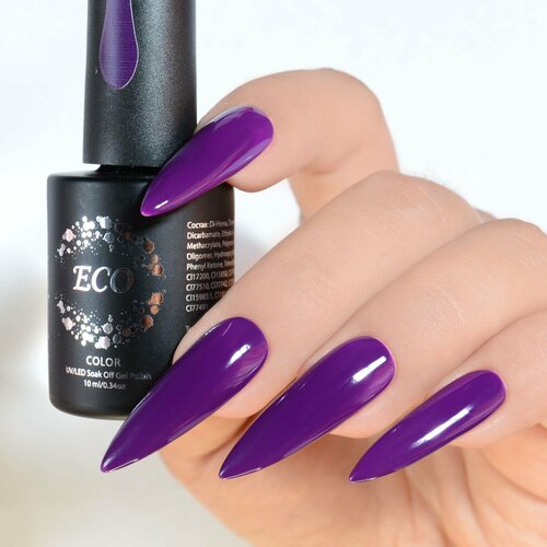 Гель-лак для ногтей ТМ ECO Бургунди №156, 10 мл