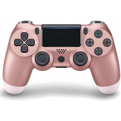 Беспроводной геймпад для PlayStation 4, модель Rose Gold V2. Джойстик совместимый с PS4, PC и Mac, Apple, Android