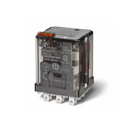 фото Реле с 3 перекидными контактами (~230B AC ) 16A Finder, 623382300040