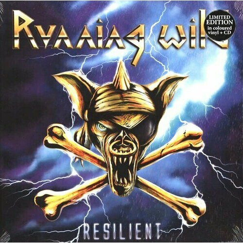 Виниловая пластинка Running Wild: Resilient (180g) (Limited Edition) (Blue / White Marbled Vinyl) (2 LP + CD)