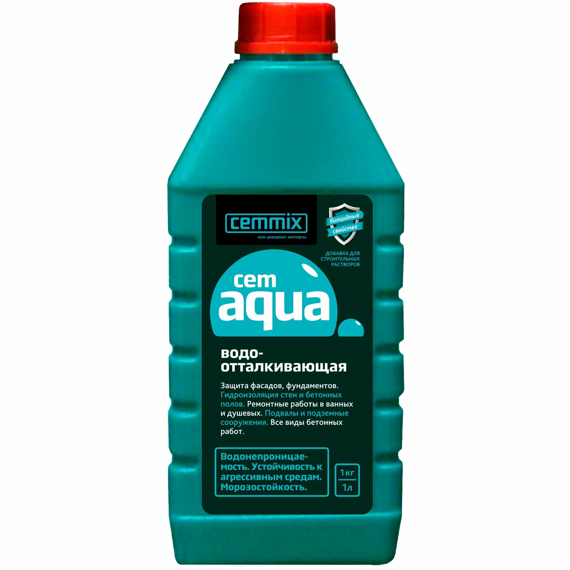 фото Добавка водоотталкивающая Cemmix CemAqua, 1 л