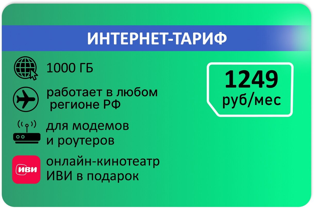 Безлимитный интернет АП 1249