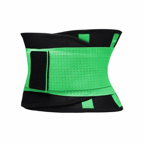 Фитнес пояс для похудения CleverCare, зеленый, размер XXL TXL-LB033G