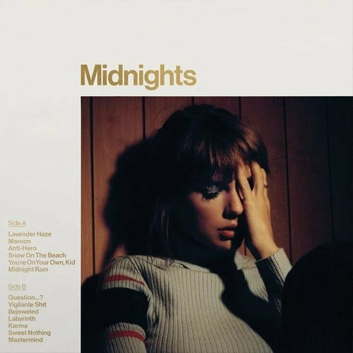 Виниловая пластинка SWIFT TAYLOR / MIDNIGHTS (LP, LIM. ED, MAHOGANY MARBLED)