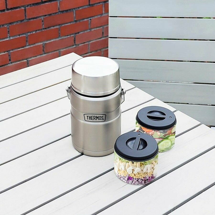 Термос для еды с двумя контейнерами Thermos K3030 MS 1,39л