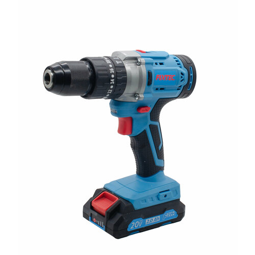 Дрель аккумуляторная Fixtec FCD20FLX ударная 20В 2 аккумулятора 1021100₽