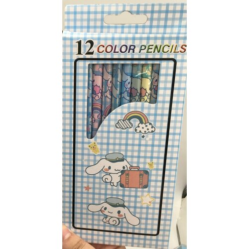 Набор цветных карандашей Cinnamoroll набор цветных двухсторонних карандашей 12шт 24 цвета