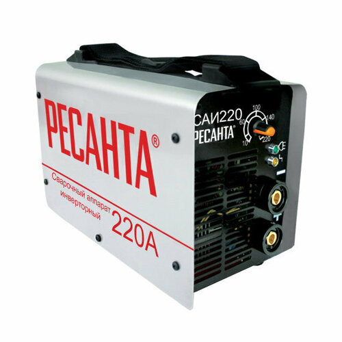 Аппарат сварочный САИ 220 ивертор бытовой 10-220А 220В ЭЛ16-5мм Ресанта 653 989000₽