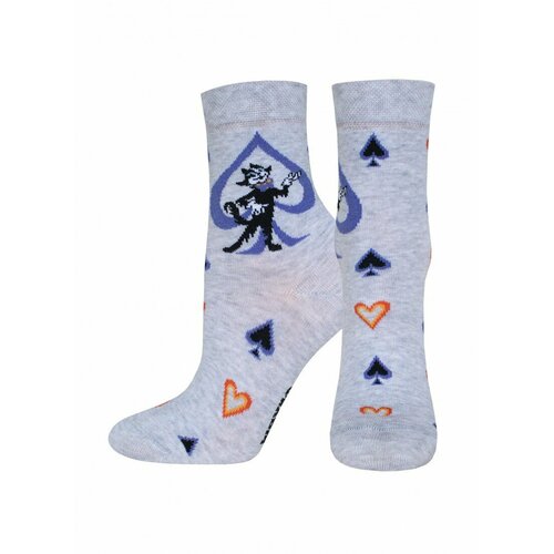 фото Носки , размер 23, серый без бренда