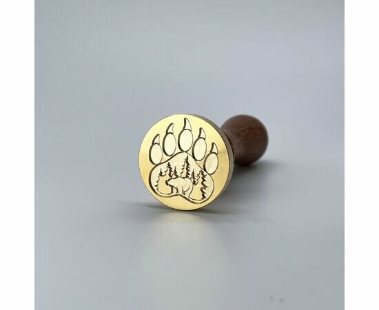 Сургучная печать Лапа медведя