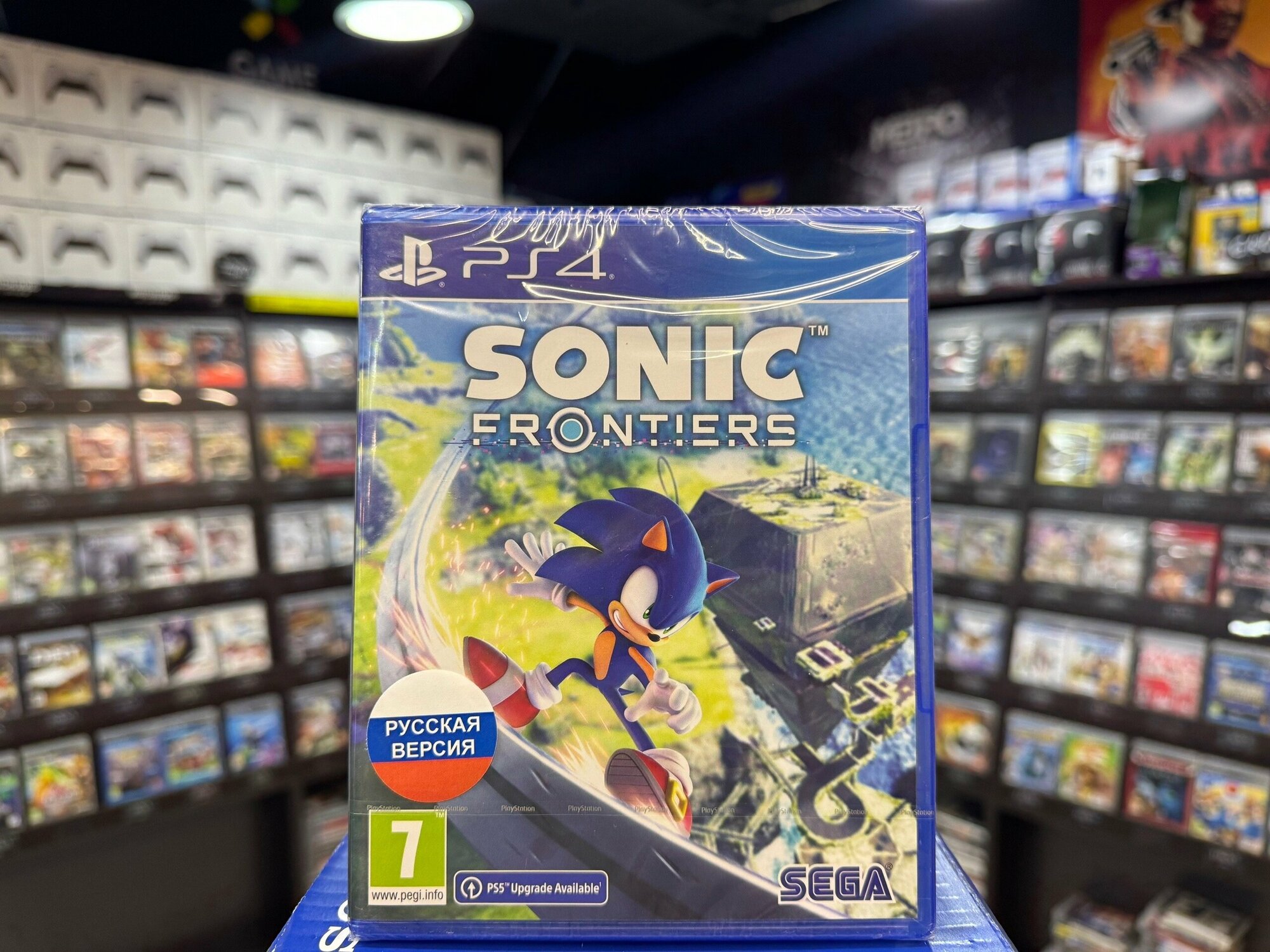 Игра Sonic Frontiers для PS4 (диск русские субтитры)