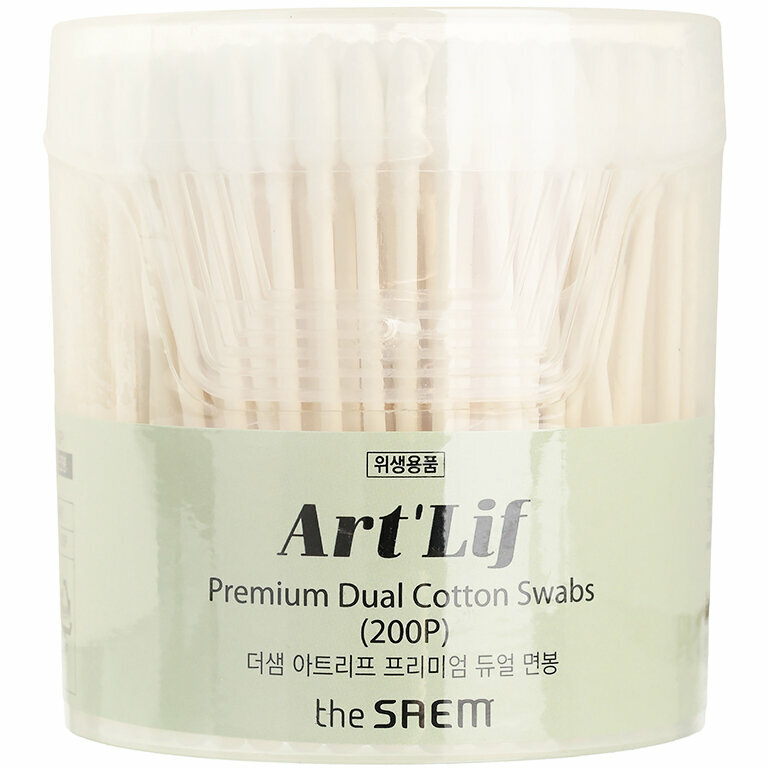 Палочки ватные The Saem Art'lif Premium Dual Cotton Swabs