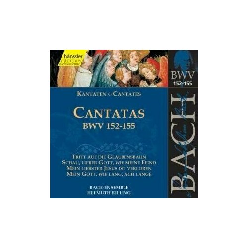 audio cd bach j s cantatas bwv 85 175 183 and 199 limoges baroque ensemble coin 1 cd AUDIO CD BACH, J.S: Cantatas, BWV 152-155