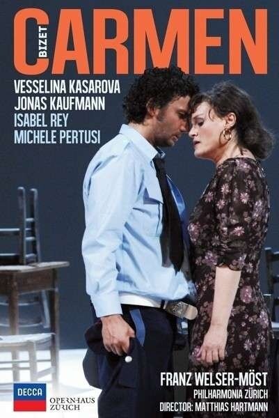 Bizet - Carmen. Jonas Kaufmann, Vesselina Kasarova, Isabel Rey, Michele Pertusi. 1 DVD