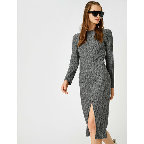 фото Платье koton, размер xs, черный, серый