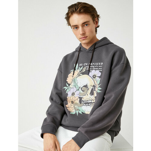 фото Худи koton, размер m, серый