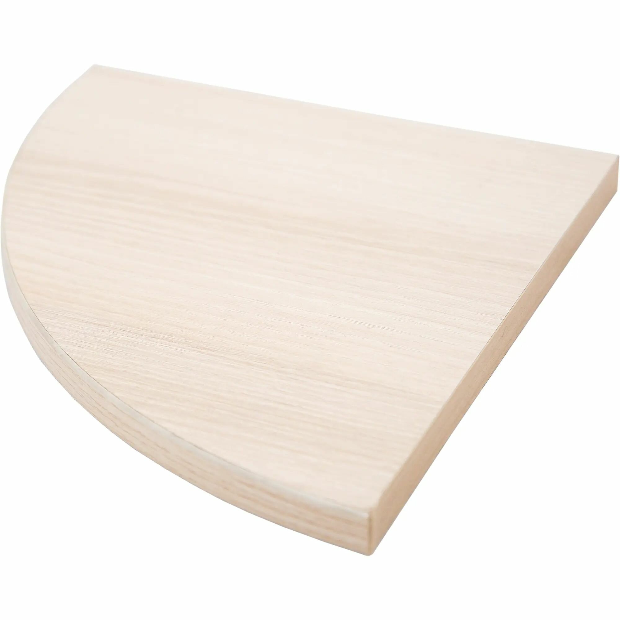 фото Полка мебельная угловая 25x25x1.6 см ЛДСП цвет акация светлая