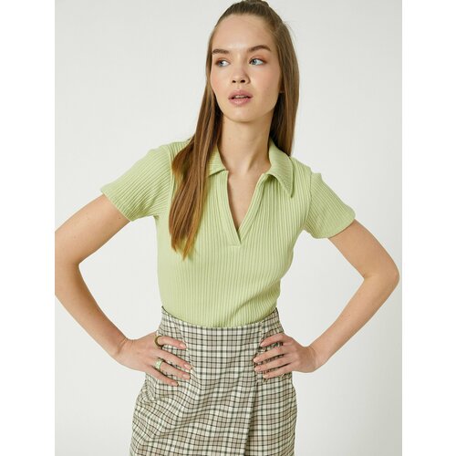 фото Футболка koton, размер xl, хаки