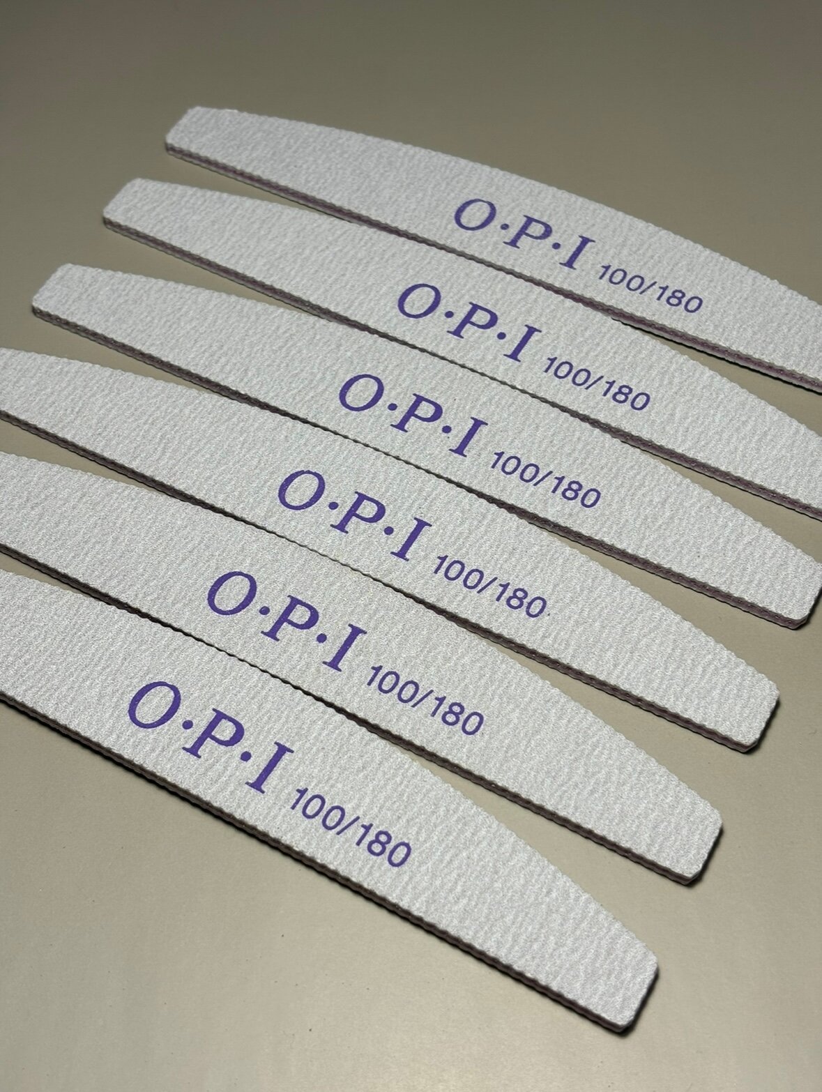 Набор пилочек OPI для маникюра пилки для ухода за ногтями 100\180 гр 25 шт