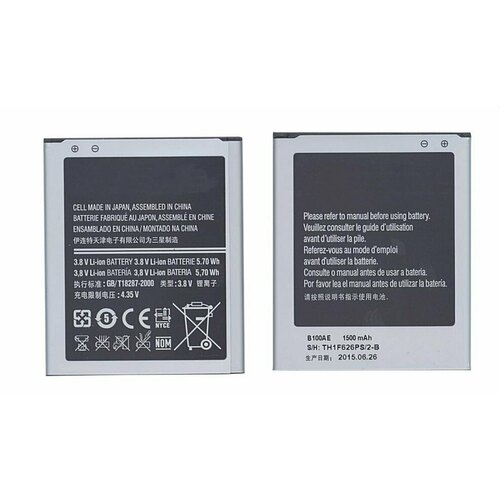 Аккумуляторная батарея B100AE для Samsung GT-S7270/GT-S7272/S7275 Galaxy Ace 3/S7898 3.8V 5.7Wh сенсорное стекло тачскрин для samsung galaxy ace 4 lite sm g313h белое
