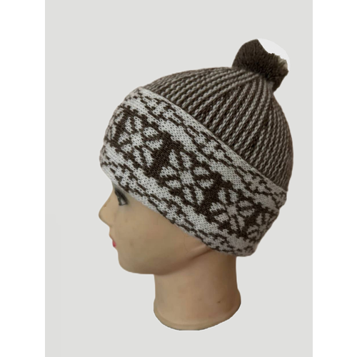 фото Шапка , размер 50-58, серый la cosma